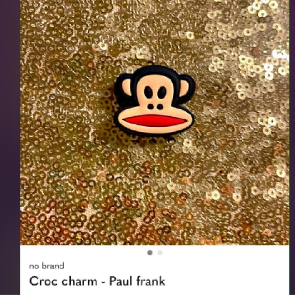 Paul Frank Monkey Croc Charm